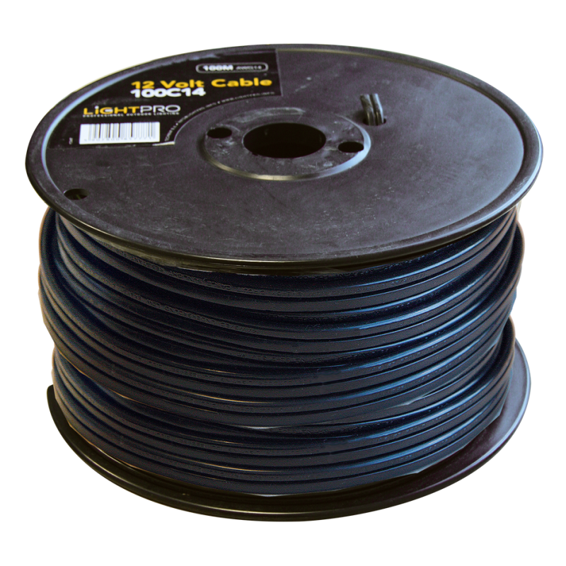 Lightpro Garden Lighting UK Outdoor Lights Low Voltage 100MTR Drum 14AWG Cable 2