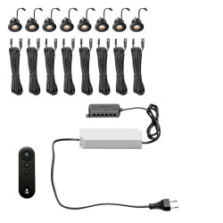 Lightpro Garden Lighting UK Outdoor Lights Low Voltage Cila 8 Light Kit