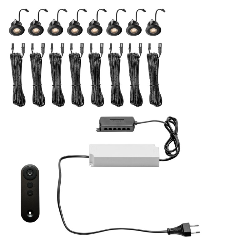 Lightpro Garden Lighting UK Outdoor Lights Low Voltage Cila 8 Light Kit