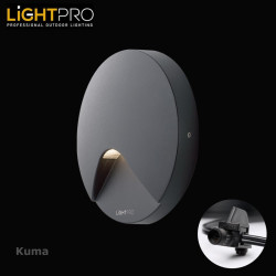 Lightpro Garden Lighting UK Outdoor Lights Low Voltage Kuma 6W Wall Light 1