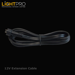 Lightpro Garden Lighting UK Outdoor Lights Low Voltage 1MTR 12 Volt Extension Cable