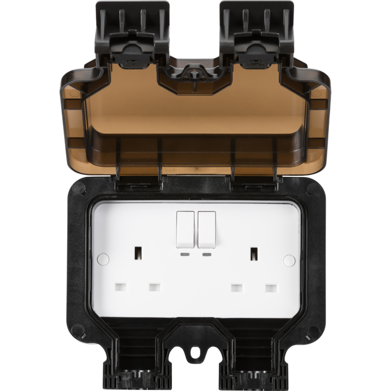 Smart Controlled IP66 13A 2G Outdoor Socket